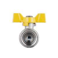 Кран кульовий 1" внутрішня * 1" зовнішня (для газу) метелик