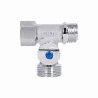 Кран приладовий кульовий SD Forte 1/2"х3/4"х1/2" SF186W152015