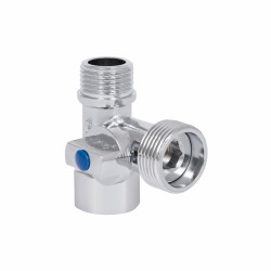 Кран приладовий кульовий SD Forte 1/2"х3/4"х1/2" SF186W152015 Кран приладовий кульовий SD Forte 1/2"х3/4"х1/2" SF186W152015