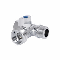 Кран приладовий кульовий SD Forte 1/2"х3/4"х1/2" SF186W152015 Кран приладовий кульовий SD Forte 1/2"х3/4"х1/2" SF186W152015