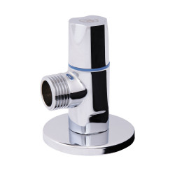 Кран приладовий SD Forte 1\2" ручка "коло" SF342W1515 Кран приладовий SD Forte 1\2" ручка "коло" SF342W1515