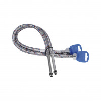 Шланг для води нержавіюче оплетення 60см М10 подовжена (пара) SD