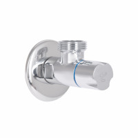 Кран приладовий SD Forte 1\2"х3\4" ручка "коло" SF342W1520 Кран приладовий SD Forte 1\2"х3\4" ручка "коло" SF342W1520