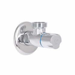 Кран приладовий SD Forte 1\2"х3\4" ручка "коло" SF342W1520 Кран приладовий SD Forte 1\2"х3\4" ручка "коло" SF342W1520