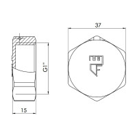 Заглушка Thermo Alliance Forte 1" ВР SF35225 Заглушка Thermo Alliance Forte 1" ВР SF35225