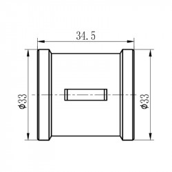 Муфта Thermo Alliance Forte 3/4" ВВ хром SF356H20