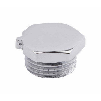 Заглушка Thermo Alliance Forte 1/2" ЗР хром SF353H15