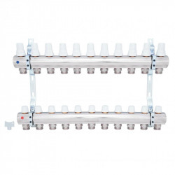 Колектор Icma 1" 11 виходів, без витратоміра №K005 Колектор Icma 1" 11 виходів, без витратоміра №K005
