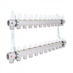 Колектор Icma 1" 12 виходів, без витратоміра №K005 Колектор Icma 1" 12 виходів, без витратоміра №K005