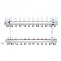 Колектор Icma 1" 12 виходів, без витратоміра №K005 Колектор Icma 1" 12 виходів, без витратоміра №K005