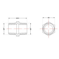 Ніпель чавунний 2" ЗР