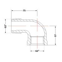 Кут чавунний 2" ЗР Кут чавунний 2" ЗР