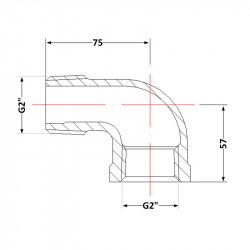 Кут чавунний 2" ЗР Кут чавунний 2" ЗР