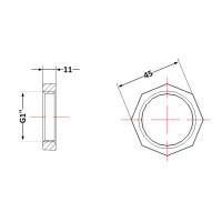 Контргайка чавунна 1" Контргайка чавунна 1"