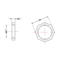 Контргайка чавунна 2" Контргайка чавунна 2"