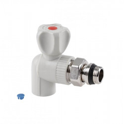 Кран кульовий радіаторний PPR Thermo Alliance 20х1/2" кутовий Кран кульовий радіаторний PPR Thermo Alliance 20х1/2" кутовий