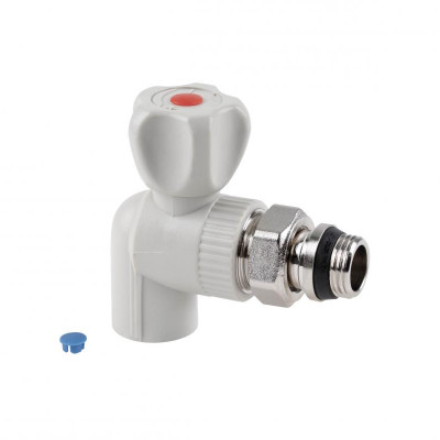 Кран кульовий радіаторний PPR Thermo Alliance 20х1/2" кутовий Кран кульовий радіаторний PPR Thermo Alliance 20х1/2" кутовий