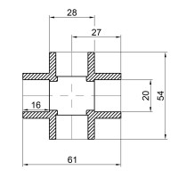 Хрестовина PPR Thermo Alliance 20 Хрестовина PPR Thermo Alliance 20