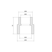 Муфта PPR Thermo Alliance 25х20
