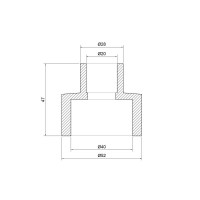Муфта PPR Thermo Alliance 40х20