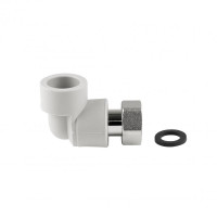 Кутик PPR Thermo Alliance з накидною гайкою 20х1/2" ВР