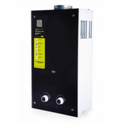 Колонка газова димохідна Thermo Alliance JSD20-10GD 10 л панель скляна Black Колонка газова димохідна Thermo Alliance JSD20-10GD 10 л панель скляна Black