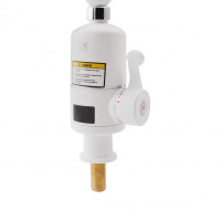 Проточний кран-водонагрівач кухонний для кухні Lidz Warm 057 LDWAR057WCR24983 White / Chrome Проточний кран-водонагрівач кухонний для кухні Lidz Warm 057 LDWAR057WCR24983 White / Chrome