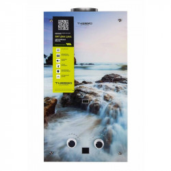 Колонка газова димохідна Thermo Alliance JSD20-10GA 10 л панель скляна з малюнком море Колонка газова димохідна Thermo Alliance JSD20-10GA 10 л панель скляна з малюнком море