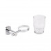 Склянка з тримачем Qtap Liberty настінна QTLIBCRM1158 Chrome