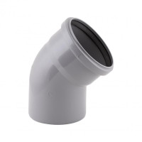 Коліно PPR каналізаційне TA Sewage 110, 45° Коліно PPR каналізаційне TA Sewage 110, 45°