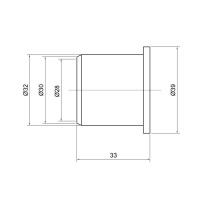 Заглушка PPR каналізаційна TA Sewage 32 Заглушка PPR каналізаційна TA Sewage 32