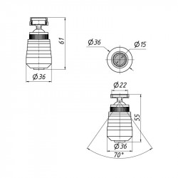 Аератор для змішувача Lidz Repair 02410 зовнішній LDREP02410CRM29123 Chrome Аератор для змішувача Lidz Repair 02410 зовнішній LDREP02410CRM29123 Chrome