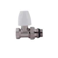 Кран радіаторний Thermo Alliance Base 1/2" ВЗ з антипротіканням прямий SD226W15