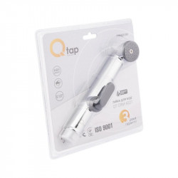 Лійка для гігієнічного душу Qtap Rucni округла QTCRMA021 Chrome/Grey