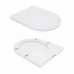 Унітаз підвісний Qtap Swan безобідковий з сідінням Soft-close QT16335178W