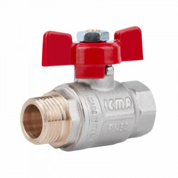 Кран кульовий Icma 1/2" прямий №351 Кран кульовий Icma 1/2" прямий №351