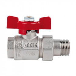 Кран кульовий "Американка" Icma 1/2" прямий №347 Кран кульовий "Американка" Icma 1/2" прямий №347