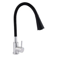 Змішувач для кухні Lidz Aria 015F31 з гнучким виливом (k35) LDARI015F31BNK31872 Black / Nickel Змішувач для кухні Lidz Aria 015F31 з гнучким виливом (k35) LDARI015F31BNK31872 Black / Nickel