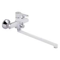 Змішувач для ванни Grand 005 довгий вилив White (k35) Qtap Змішувач для ванни Grand 005 довгий вилив White (k35) Qtap