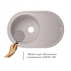 Кухонна мийка Lidz 780x500/200 GRA-09 (LIDZGRA09780500200) Кухонна мийка Lidz 780x500/200 GRA-09 (LIDZGRA09780500200)