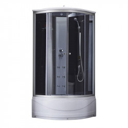 Гідромасажний бокс Lidz Tani SBM90x90.SAT.HIGH.GR, скло тоноване 4 мм Гідромасажний бокс Lidz Tani SBM90x90.SAT.HIGH.GR, скло тоноване 4 мм