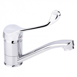 Змішувач для раковини локтьовий Lidz Watt 002M з поворотним виливом (k40) LDWAT002MCRM34861 Chrome Змішувач для раковини локтьовий Lidz Watt 002M з поворотним виливом (k40) LDWAT002MCRM34861 Chrome