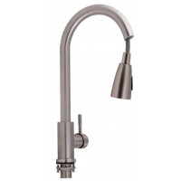 Змішувач для кухні Lidz Aria 015FL з висувним виливом (k35) LDARI015FLNKS34945 Nickel Змішувач для кухні Lidz Aria 015FL з висувним виливом (k35) LDARI015FLNKS34945 Nickel