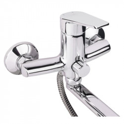 Змішувач для ванни Lidz Gloria 005 з поворотним виливом (з душовим гарнітуром) (k35) LDGLO005CRM35117 Chrome Змішувач для ванни Lidz Gloria 005 з поворотним виливом (з душовим гарнітуром) (k35) LDGLO005CRM35117 Chrome