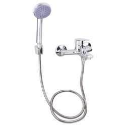 Змішувач для ванни Lidz Gloria 006 (з душовим гарнітуром) (k35) LDGLO006CRM35118 Chrome Змішувач для ванни Lidz Gloria 006 (з душовим гарнітуром) (k35) LDGLO006CRM35118 Chrome
