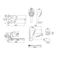 Змішувач (CRM) 41 86 005B-1 для ванни довгий NEW (k40) Lidz Anny 005 35120 Змішувач (CRM) 41 86 005B-1 для ванни довгий NEW (k40) Lidz Anny 005 35120