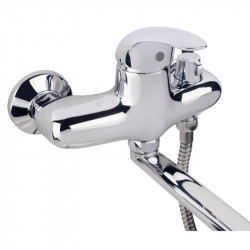 Змішувач для ванни Lidz 43 79 0051 з поворотним виливом (з душовим гарнітуром) (k40) LD43790051CRM35128 Chrome Змішувач для ванни Lidz 43 79 0051 з поворотним виливом (з душовим гарнітуром) (k40) LD43790051CRM35128 Chrome