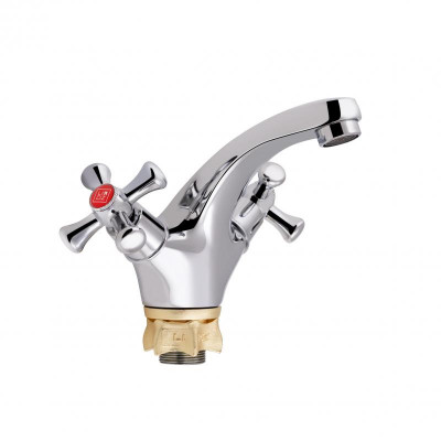 Змішувач для раковини Lidz Lamb 161F двохвентильний LDLAM161FCRM35446 Chrome Змішувач для раковини Lidz Lamb 161F двохвентильний LDLAM161FCRM35446 Chrome