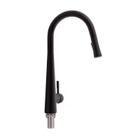 Змішувач для кухні Qtap Evicka з висувним виливом QTEVI9135103UB Black Matt Змішувач для кухні Qtap Evicka з висувним виливом QTEVI9135103UB Black Matt