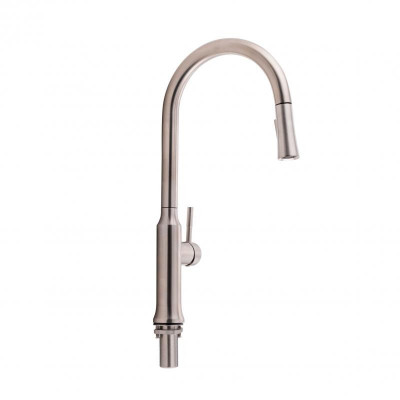 Змішувач для кухні Qtap Baruska з висувним виливом QTBAR9137103UN Brushed Nickel PVD Змішувач для кухні Qtap Baruska з висувним виливом QTBAR9137103UN Brushed Nickel PVD